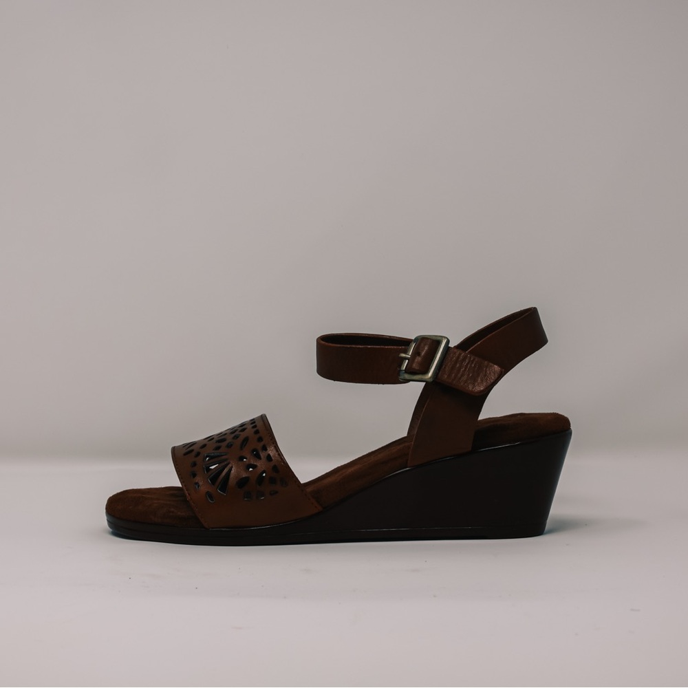 Brown Wedge Sandals